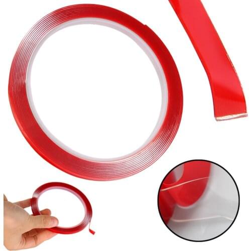 1pc Width 30mm Transparent Double Side Adhesive Tape 3M Red Film Sticky Adhesive Tape Cell Phone Repair