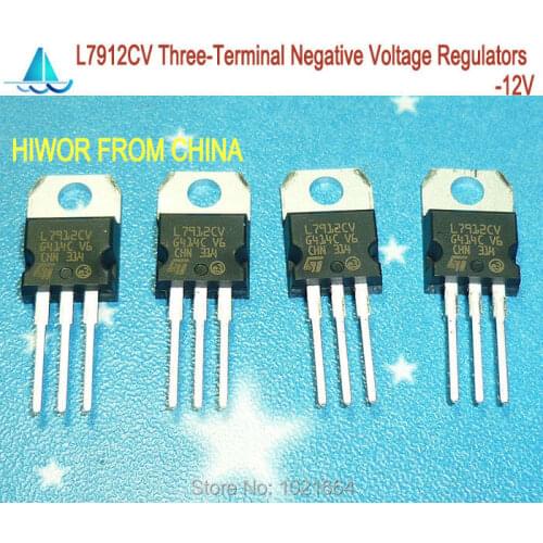 10pcs/lot L7912CV L7912 7912 Three-Terminal Negative Voltage Regulators -12V TO-220 ST Original