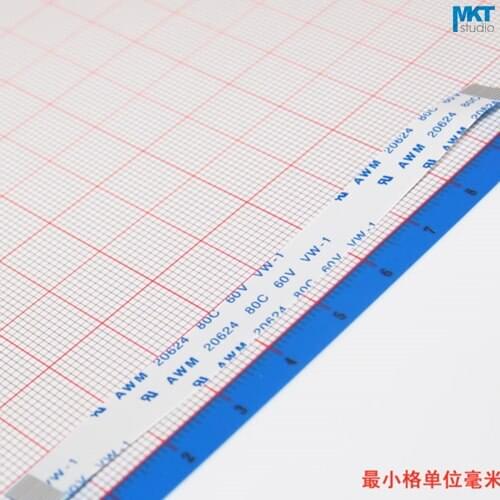 100Pcs 6/10/15cm A/B Type 14P 0.5mm Pitch FPC FFC Flexible Flat Cable Wire Same/Opposite Surface