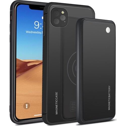 10000/5000mAh Slim Wireless Magnetic Battery Charger Case For iPhone 12 Pro Max 12 Mini Power Bank case 2in1 Charging Back cover