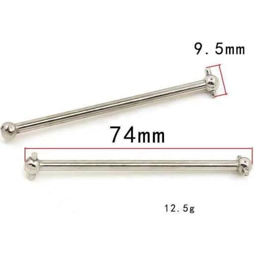 2pcs/set Metal Dog Bone Drive Shaft for 1/10 WLtoys 104001 RC Car Upgrade Part