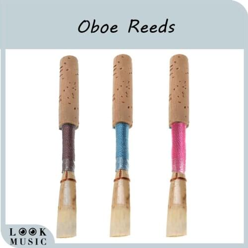 5pcs/1set Oboe Reeds Medium-Strength Handcrafted Accessories & Essentials For Oboists 3 Colors Optional With Plastic Case/Tube