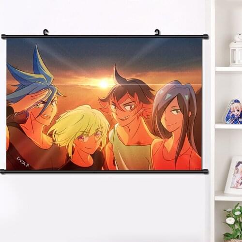 Anime PROMARE Vinny Wall Scroll Poster Wall Hanging Mural Home Decor Collection Art Print picture Poster 40x60cm dropshipping
