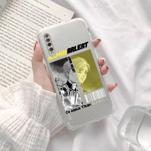 Armin Arlert Attack on Titan Phone Case Transparent For Xiaomi Redmi K30 10T 10X 9 9A 8 8A 7 7A 6 K40 T S PRO 5G