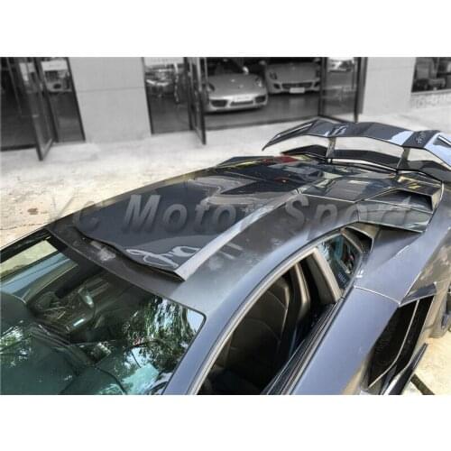 Car Accessories Full Carbon Fiber BKSS-750 Style Roof Hardtop Fit For 2011-2014 Aventador LP700 LP720 Roof Cover Scoop