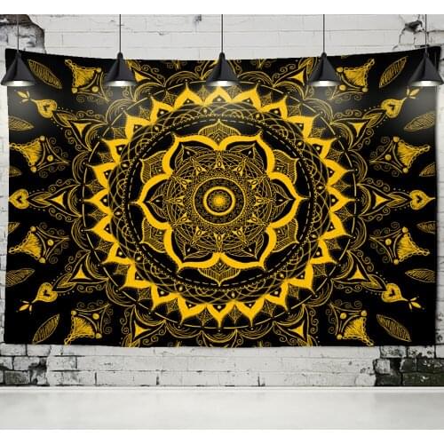 Large Wall Hanging Tapestry Large Mandala Polyester Hippie Tapestries Bohemian Tapestry Yoga Mat Carpet College Dorm Decoration