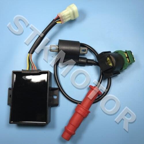KAZUMA 500CC 500 ATV Quad Ignition Coil Solenoid Relay and CDI Box for Jaguar 500cc ATV Parts