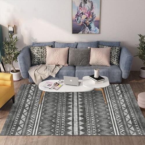 Childrens room carpet modern abstract geometric pattern carpet living room decoration bedroom bedside