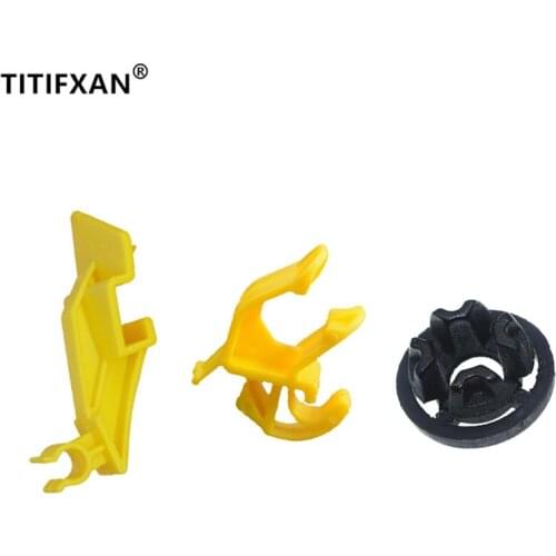 6PCS For Ford Focus Mondeo Kuga Fiesta Plastic Fastener for Hood Support Bar Clamp