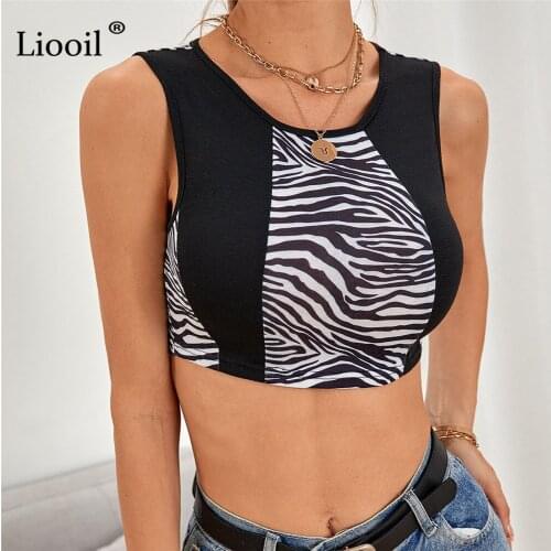 Liooil Women's Cropped Tank Tops