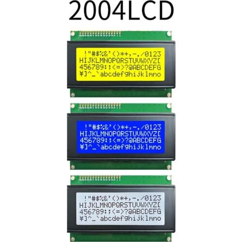 LCD2004 2004 20x4 2004A Blue/Yellow Green/White Screen SPLC780D Character LCD IIC I2C Serial Interface Adapter Module AIP31066
