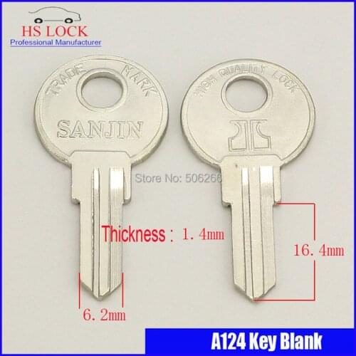 Multi-spoon left bath door Key blank Locksmith Supplies Blank Keys cilvil Horizontal key machine A124