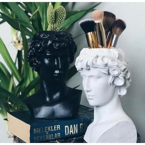 CAESAR FLOWERPOT SET (BLACK/WHITE)