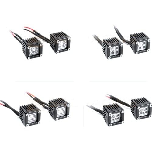 GRC Led Spotlight Headlight Light Braket for 1/10 RC Crawler Car Upgrade Part for Axial SCX10 iii AXI03007, Axial SCX10 ii 90046