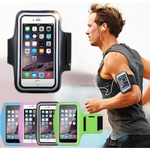 5.5inches Outdoor Sports Phone Holder Armband Case for Samsung Gym Running Phone Bag Arm Band Case for iPhone 11 x 7+ 12 Pro Max
