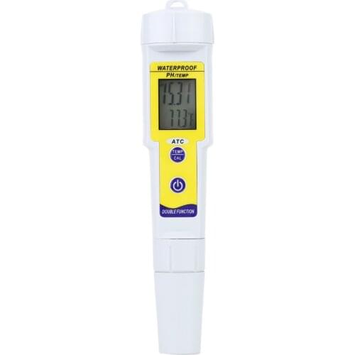 Professional Mini Pen-Type High Precision with Removing Automatic Correction Waterproof Acidity Meter Portable pH Meter Water