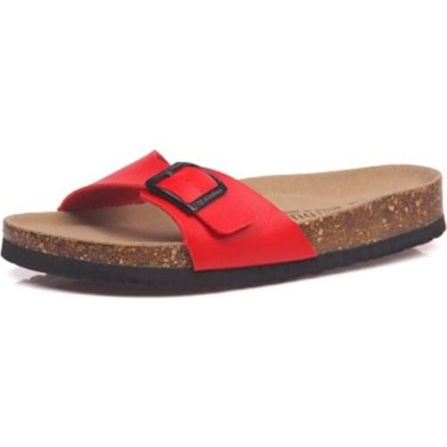 Summer Style Shoes Mens Orthotic Sandals Cork Slippers Slip-on Casual Classics Flip Flop Size 35-45 Shoes black brown white pink