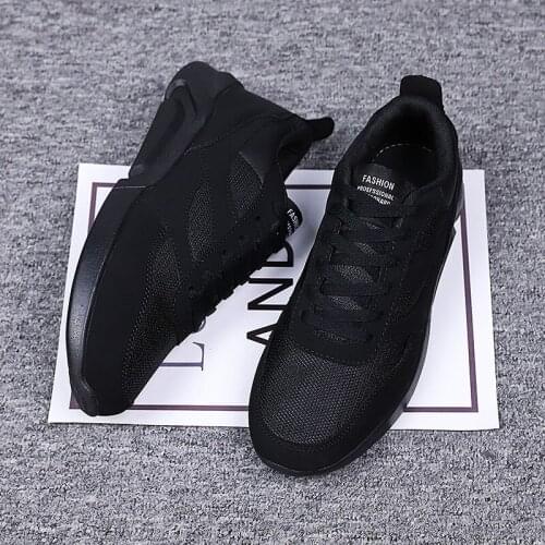 Comfortable on sports de Light s fashion casuales Shoes Mens Breathable casual solid 39 informales mens 2020 hombre Fashion Men