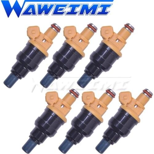 WAWEIMI 6x Fuel Injector Genuine Quality Nozzle INP-063 MDH210 FOR MITSUBISHI GALANT MIRAGE 1.8 2.0