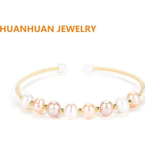 2021 New Bracelet Natural Pearl Bracelets Delicate beads High End Fashion Bracelet Charm Bracelet for women Jewelry Bracelets