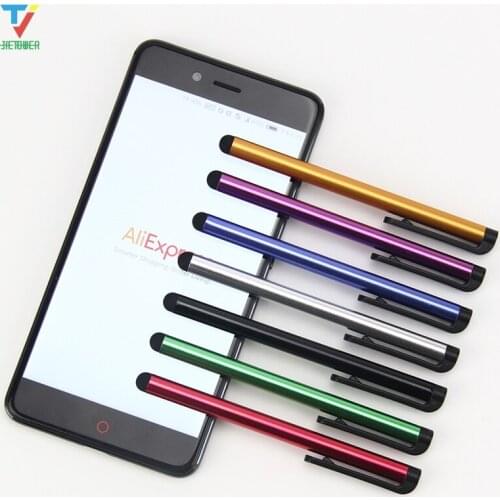 3000pcs/lot Universal Capacitive Stylus Touch Pen for iPhone samsung galaxy iPad mini Tablet PC cellphone mobile phone wholesale