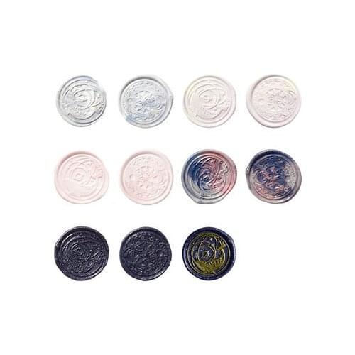 3D embossed stamp wax seal stickers baking invitation card decorative DIY Scrapbooking supplies Sealing paste paper