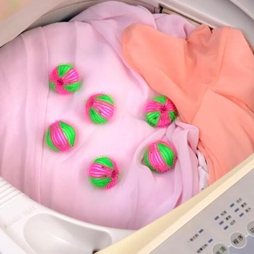 Laundry Balls 6PCs Reusable Dirty Clean Balls Washing Machine Laundry Tumble Dryer Ball Clean