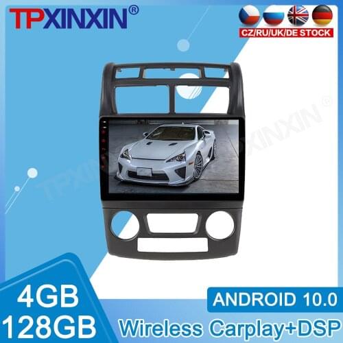 Android10 128GB For KIA Sportage 2007-2010 IPS Touch Screen Radio Car Multimedia Player With DSP Carplay GPS Navigation System