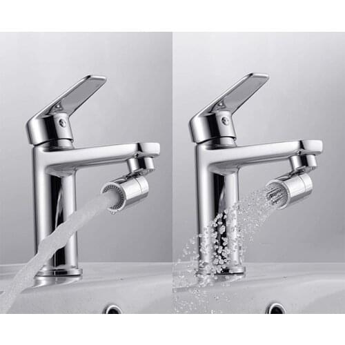 Kitchen Faucet Bubbler 360-Degree Double Modes 2-flow Splash-proof