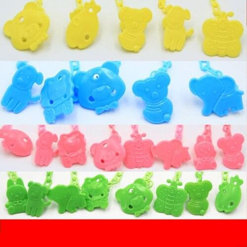 Baby Nipple Pacifier Chain Clips Teether Feeding Milk Plastic Buckle Accessories Toy Care Bearer Fruit Vegetable Child Bear