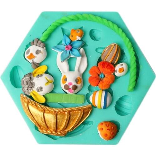 DIY rabbit tail Liquid silicone mold Fondant baking tool cake mould Baking utensils Cake Decorating Valentines Easter