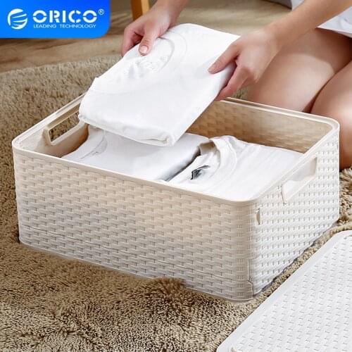 ORICO Household Foldable Storage Box Can Load-bearing Storage Box Wardrobe Finishing Box Clothes Storage Box Books Toys Storage