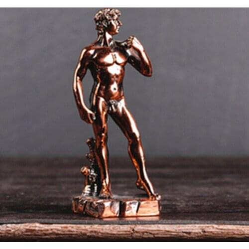 Greek Mythology Figure Decoration Athena Poseidon Zeus David Medusa Hero of Sparta Resin Art&Craft Figurines statues decor