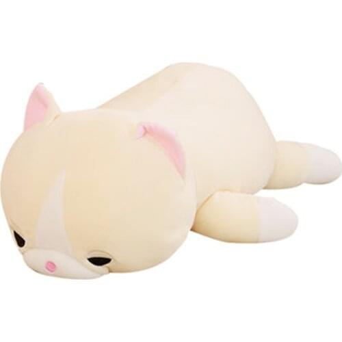 Down cotton lying on the squinting, sleeping position Akita dog cat otter pillow office nap cushion