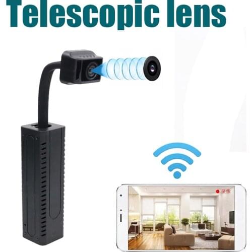 JOZUZE DIY HD Smart Mini Camera Wifi Real-time Surveillance IP Camera AI Human Detection Loop Recording Mini camera Support 128G