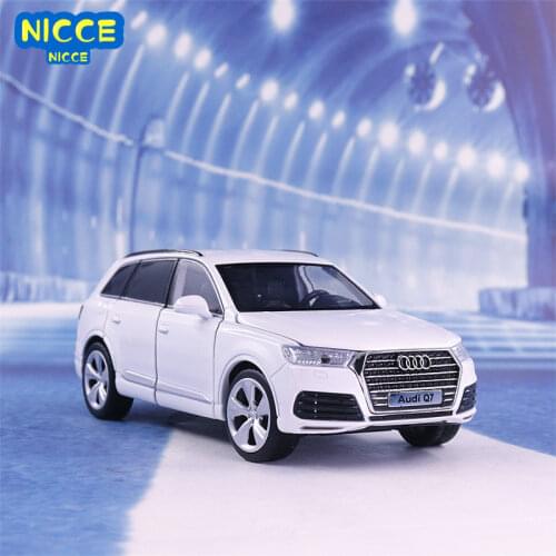 Nicce Free Shipping 1:32 Scale New Audi Q7 Sport SUV Car With Pull Back Sound Light Children Gift Collection Diecast Toy Model