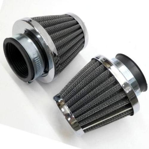 2x 48mm Motorcycle Air Filters Mushroom Head Pod Filter Cleaner For Honda CB250 CB250N CB250R CB250S CB400 CB400N