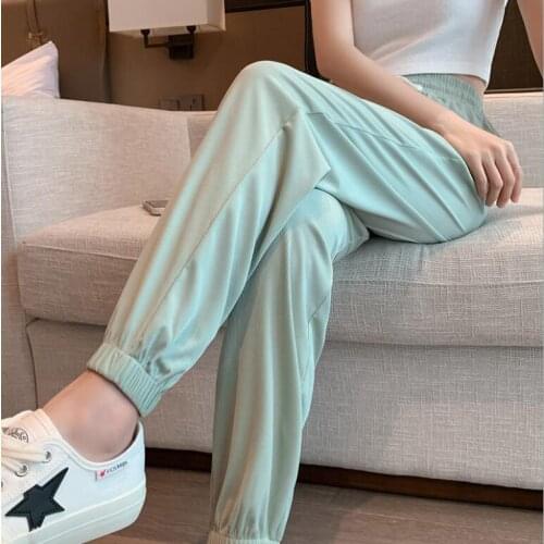 2021 New Spring Casual Outwear Running Jogging Pants Cotton Joggers Sweatpants Long Trousers