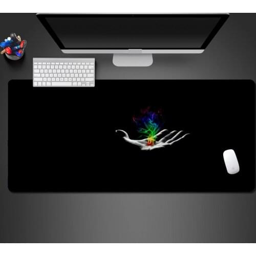 Fire Hand Flame Innovation Personality Mouse Pad Unique Style Design Natural Rubber Game Pad Senior Office Computer Keyboard Mat