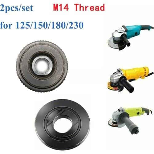 M14 Thread Locking Plate Chuck Top Self-locking Pressure Plate + Bottom Pressure Plate Self-locking Accessory 2pcs New