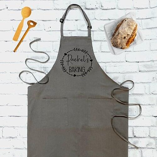 Personalized Baking Apron With Name,Lightweight Funny Apron,Custom Aprons for Women Hostess Gift Ideas Baking Gifts,Humor Chef