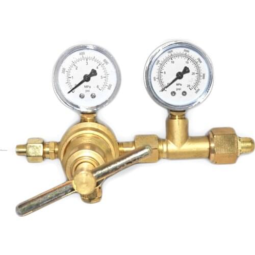 6mpa Nitrogen pressure reducer YQD-370 copper relief valve pressure gauge Central air conditioning pressure leak detection