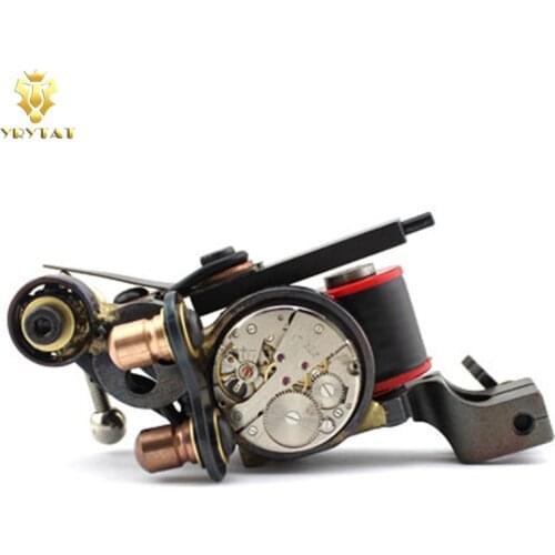 Handmade Iron Luos Tattoo Machine Gun 10 Wrap Coil 25mm Height Supply LTM