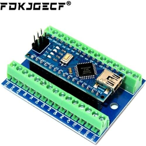 NANO V3.0 3.0 Controller Terminal Adapter Expansion Board Simple Extension Plate For Arduino AVR ATMEGA328P