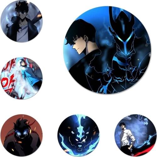 Anime solo leveling Badge Brooch Pin Accessories For Clothes Backpack Decoration gift