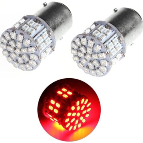 1157 BAY15D SMD 1206 50 LED Car Tail Stop Brake Lamp Bulb DC 12V Red Light