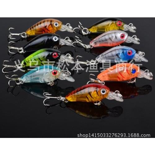 180pcs/lot 1.8" 4.5cm classic bait lures lures 0.14OZ 4g plastic bionic Fishing Bait rock dw-1014