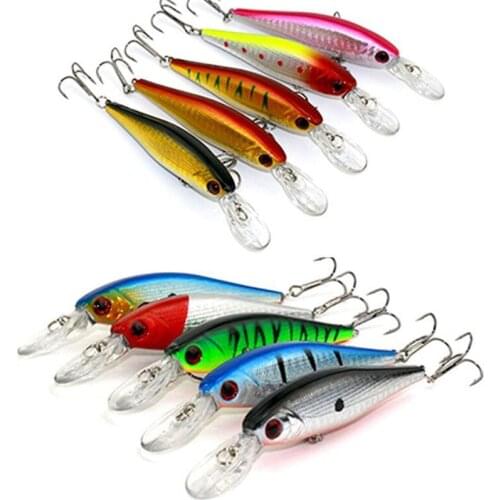 1KKWEZVA 10.5CM 9.5G diving 0.5-1.5m Fishing Lure Deep swim hard bait fish artificial baits minnow fishing wobbler pesca Lures