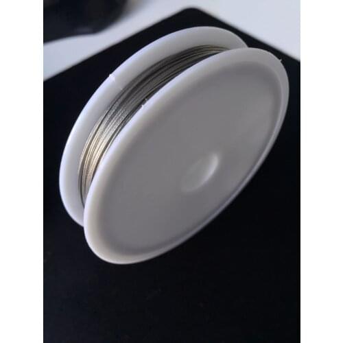 Top Quality 0.5MM Thickness 5rolls/lot Stainless Steel Wires For Beads Curtains & Lighting Accessories, DIY Jewelry Making