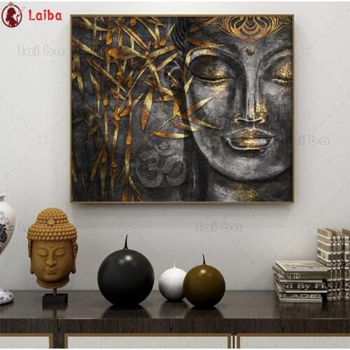 5D DIY Diamond Painting Hot Home Art Religious Buddha Figure cross stitch full square/round diamond mosaic embroidery
